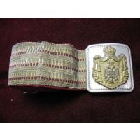 Serbia: WWI NCO belt and buckle.
